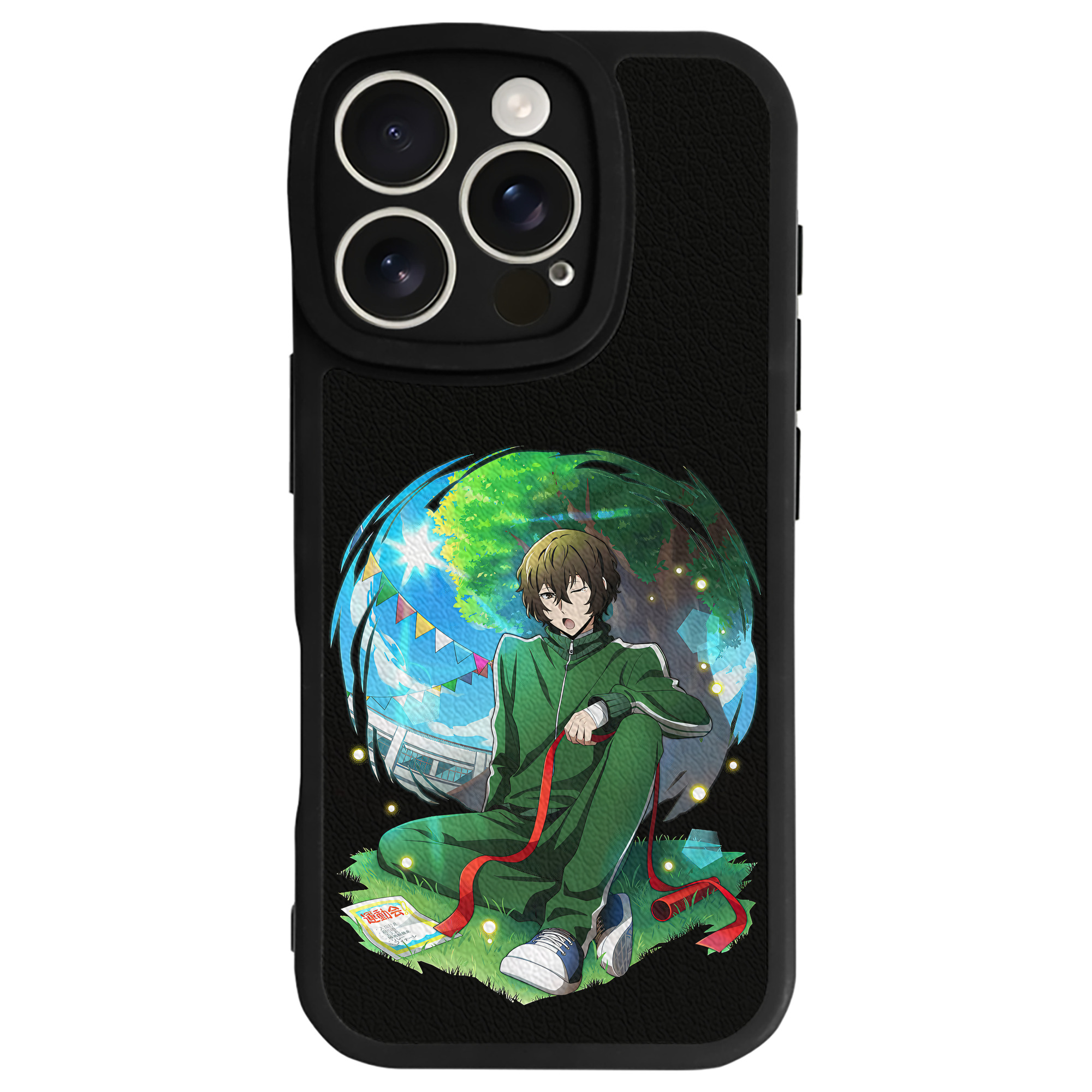 （画像用） 文豪ストレイドッグス Bungo Stray Dogs 【iPhone 16シリーズ対応】シリコンスマホケース（レザー調） 材質：シリコン